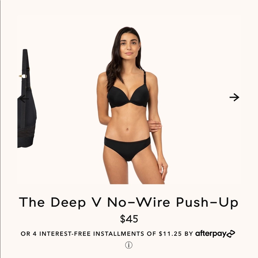 Lively deep v no wire all day bra